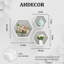 Ensemble de 3 tablettes murales Hexagon
