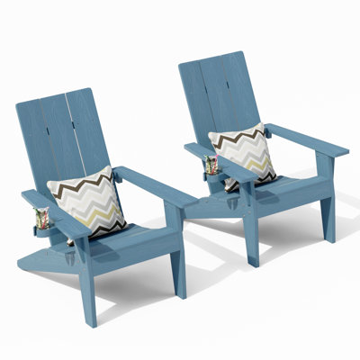 Chastan Outdoor Adirondack Set