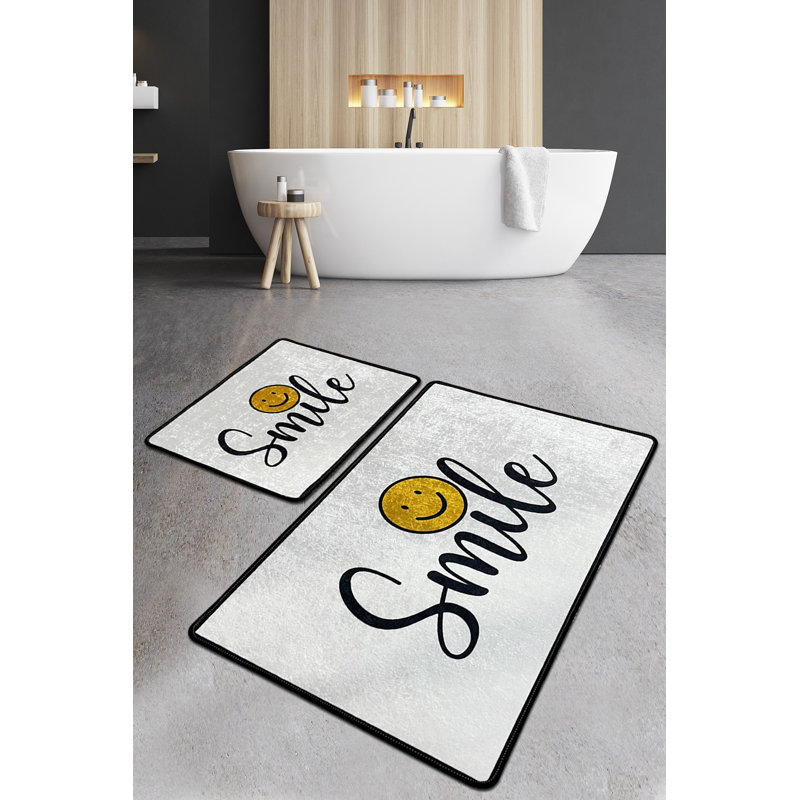 Tapis pour salle de bain Cecili, L 24 po x L 39 po