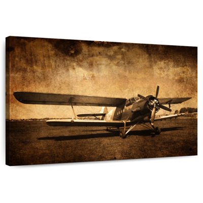 Mehar Grunge Retro Aircraft