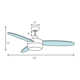 52" Dyno 5 - Blade Standard Ceiling Fan with Remote Control and Light Kit Included