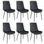 Chaise en polyuréthane avec pieds en métal-340404718