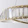 Gentri 1-Light Dimmable LED Unique Geometric Chandelier with Crystal Accents