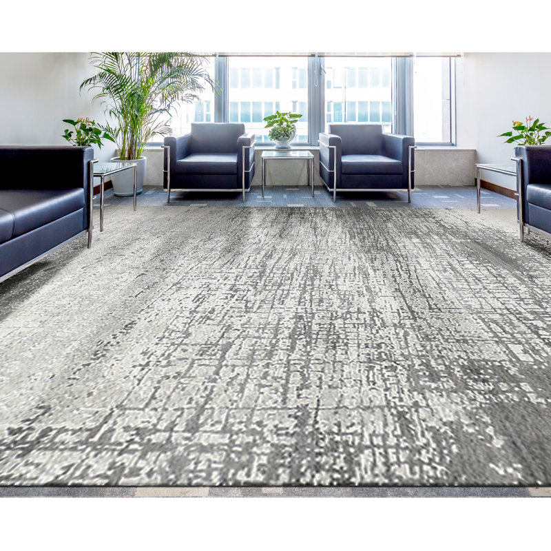 Abstract Area Rug, Rectangle 10' x 14'