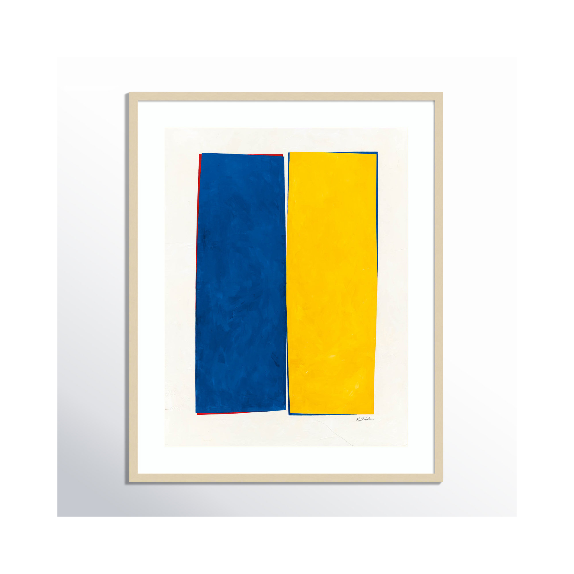 Monolithic I Wood Framed Wall Art Print, Brown Framed, 41" H x 33" W