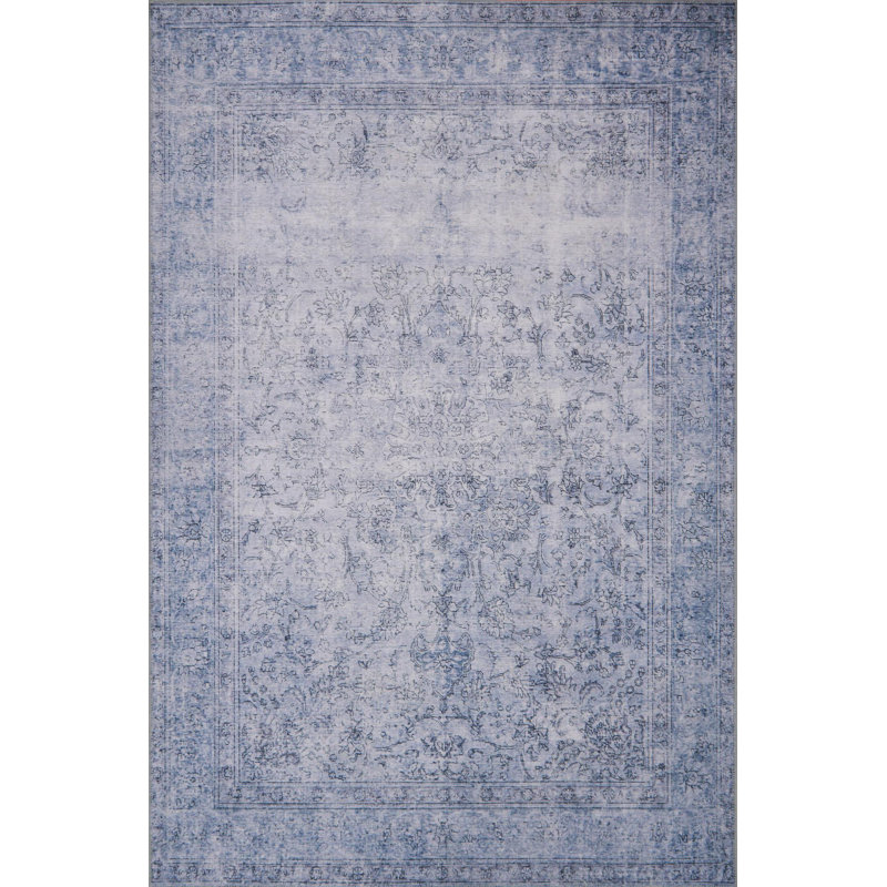 Dereck Hand Hooked Oriental Indoor Rug, Rectangle 7'6" x 9'6"