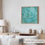 «Abstract Cyan Abstract Geode Crystal Dream I», reproduction d'art moderne sans cadre-1248992833