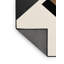 Tapis beige doux et moelleux à motif géométrique minimaliste Ealey-126708535