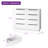 47.2" W Double Dresser With 8 Drawers