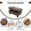 Repose-pieds lin avec rangement-98306000