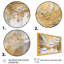 Loughlin Golden Abstract - Print on Canvas-753689280-753689281