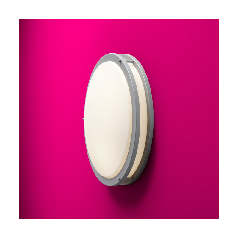 Oracle Acrylic Flush Mount, Graphite