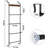 17.13'' 4 Over-the-Door Towel Bar