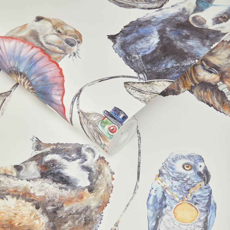 Hackney Empire Wallpaper, White