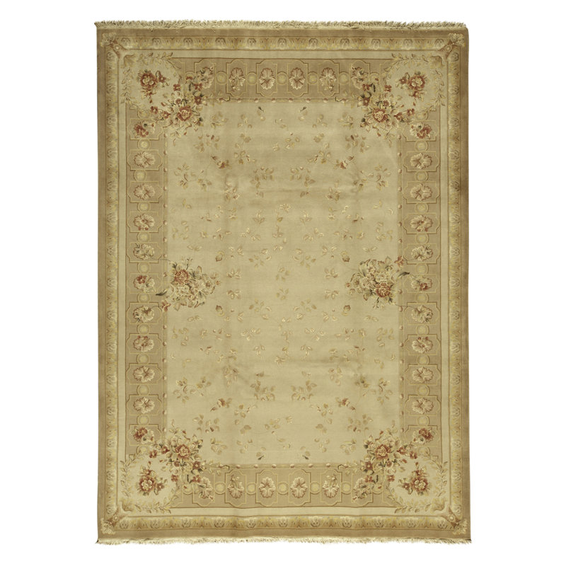 Tapis rectangulaire noué à la main