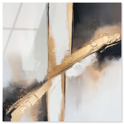 Décoration murale élégante Golden Hour II par Art Remedy, prête à être accrochée