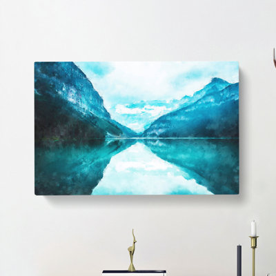 Lake Louise In Canada - Wrapped Canvas