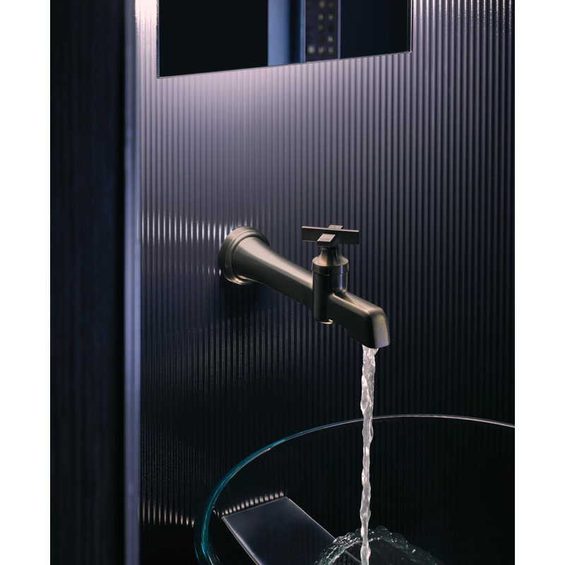 Levoir® Single-Handle Wall Mount Lavatory Faucet, 1.5 GPM, Luxe Steel