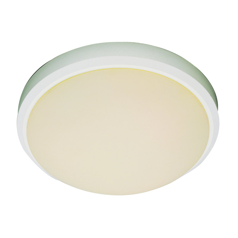 Escondido Flush Mount, Brushed Nickel, 5" H x 15" W