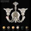 Rivendell 2 Light 12in x 10in Wall Sconce in Etruscan Gold with Clear Radiance Crystals-1274902305