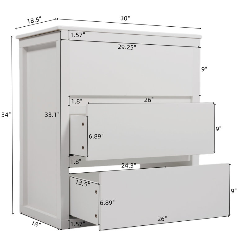 Meuble-lavabo de 30 po avec lavabo en céramique et 2 tiroirs pleine extension, meuble-lavabo autoportant avec poignée libre à 45 °, doux