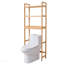 Étagère de rangement pour salle de bain à 3 niveaux au-dessus de la toilette