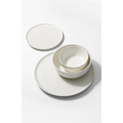 Slim Dinnerware Set (4pc) - white