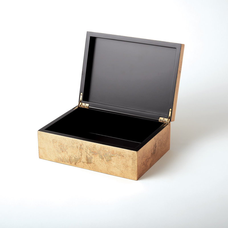 Decorative Box, Large, Luxe Gold