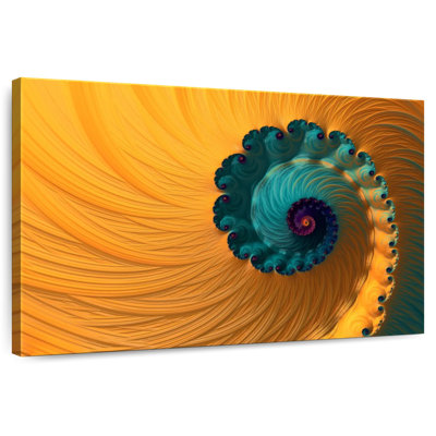 Avery Floral Spiral Abstract
