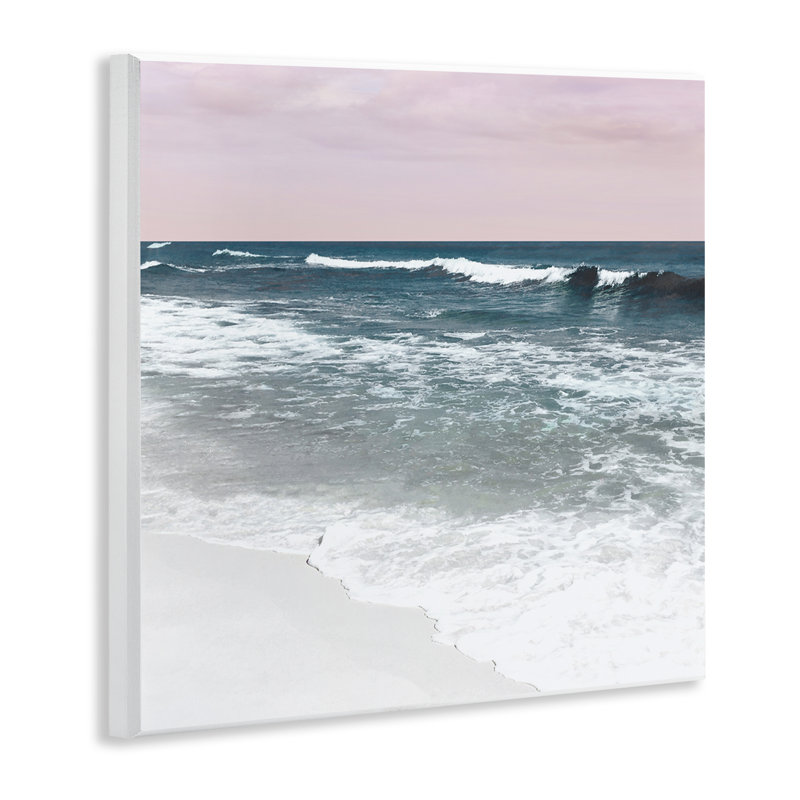 Rolling Waves Seascape Wall Plaque Art by Nan