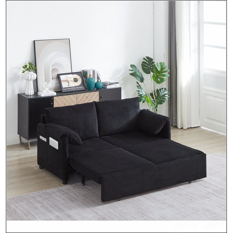 Canapé-lit avec couchette réglable 3-en-1
