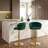 Christal Swivel Upholstered Adjustable Height Counter Stool-102527017