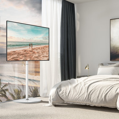 Universal Corner TV Floor Stand with Swivel Mount for 32-65 inch TVS