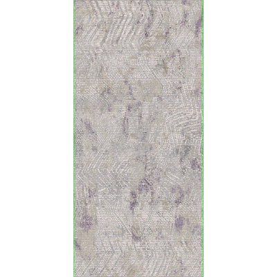 Tapis crème/violet touffeté Jaxsone