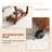 Modern minimalist adjustable and mobile End Table-589374157