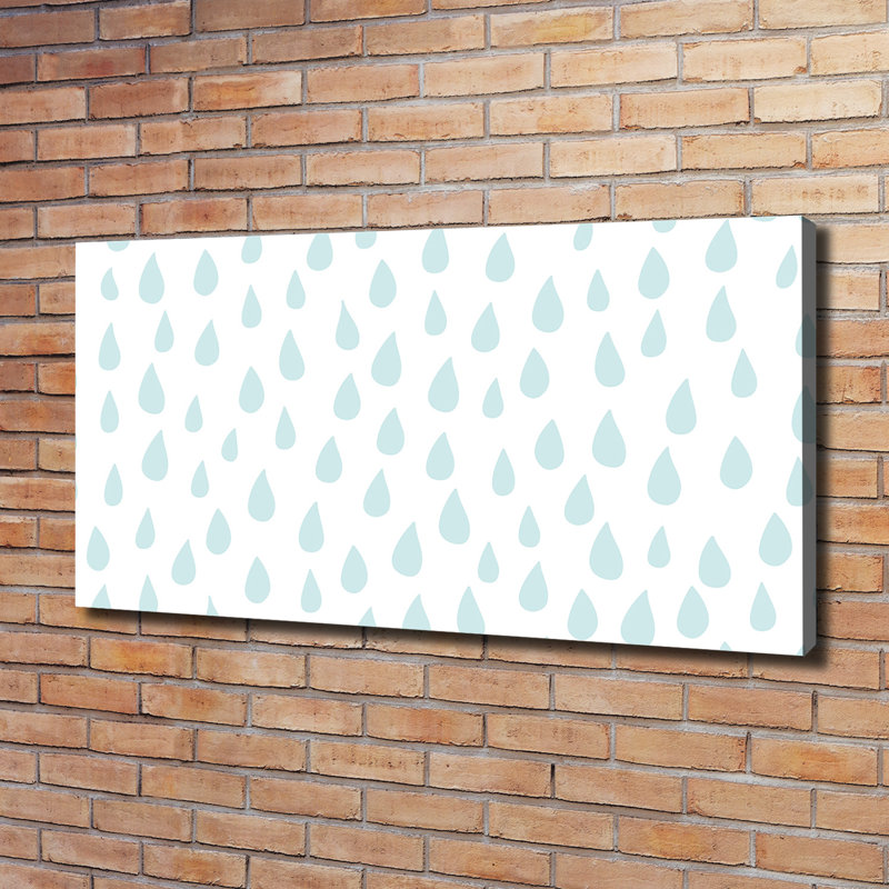Droplets - No Frame Print on Canvas, 60cm H x 120cm W