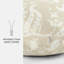 Distressed Floral Square Throw Pillow -518376453