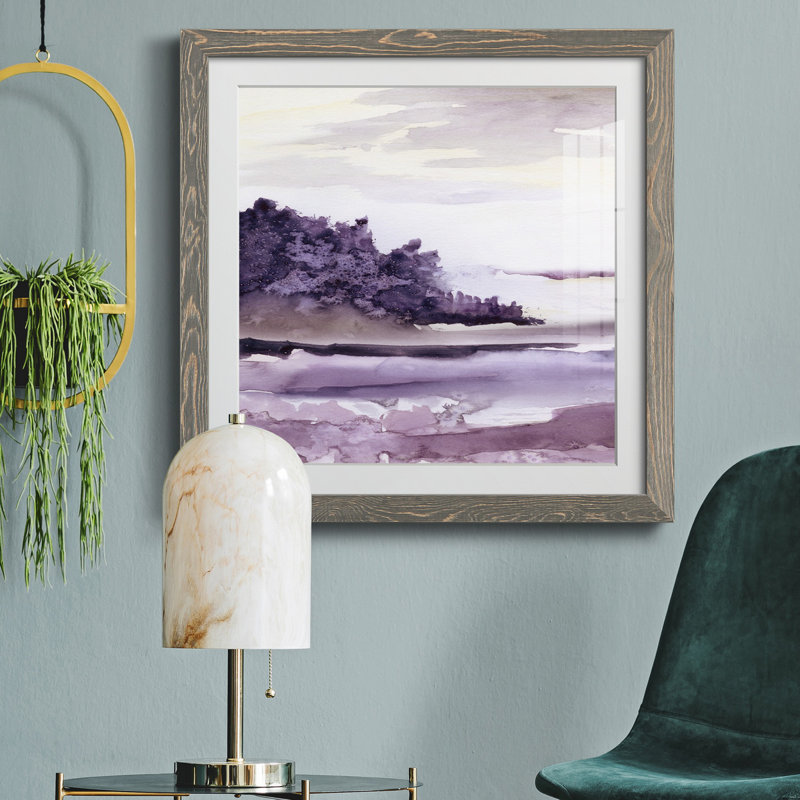 «Alder Creek I», reproduction d'art sur papier encadré, H 35,5 po x l 35,5 po x P 1,5 po, Encadré gris