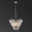 Lustre à niveaux unique et remarquable à 4 lumières Charquita