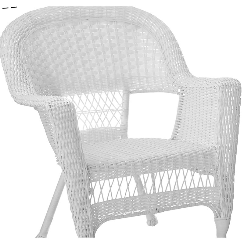 Chaise en osier noir, Noir, Simple