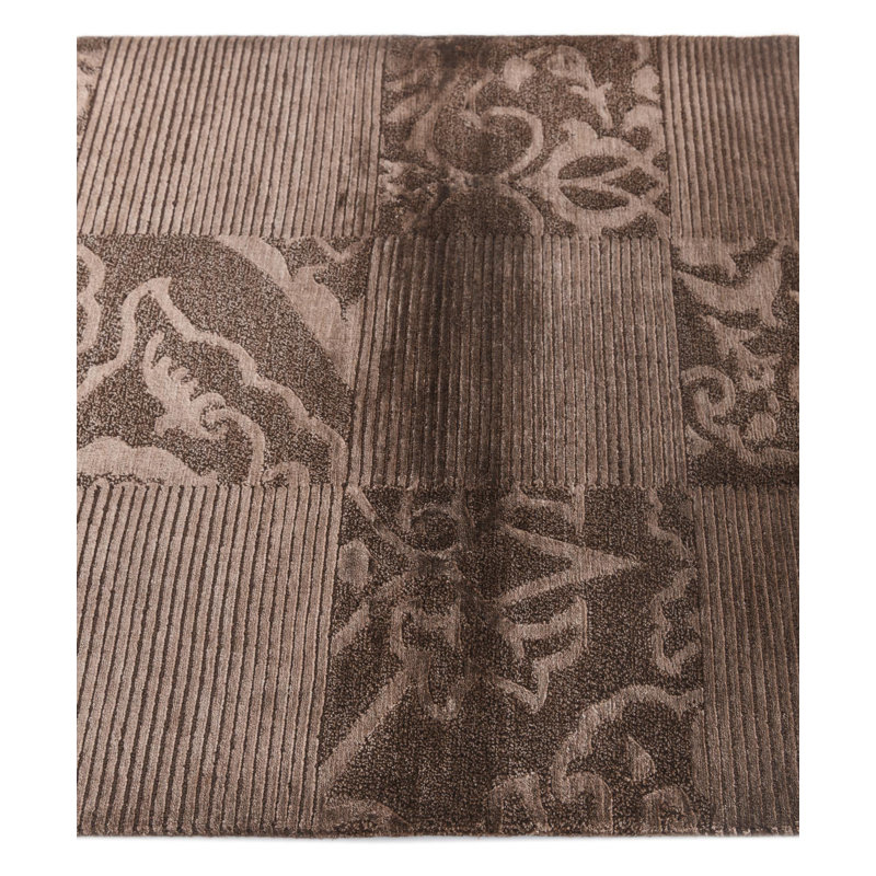 Tapis brun chocolat Outen