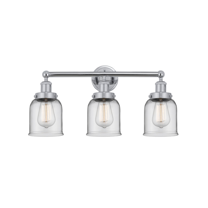 Éclairage de salle de bain à intensité variable à 3 lumières Armoni, Fumée, Chrome poli