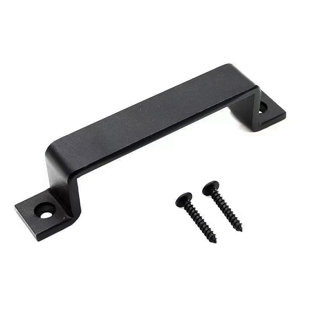 6.6ft Barn Door Hardware Kit With Handle & Floor Guide, Smooth Quiet Operation, Fits 24-36 Inch Doors