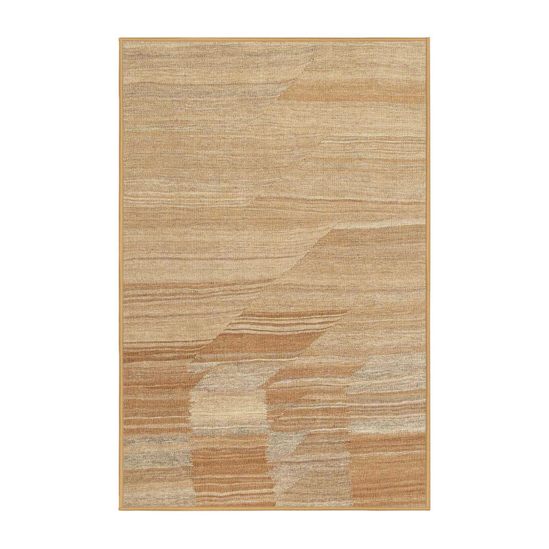 Tapis brun contemporain, Rectangle 5 pi x 8 pi