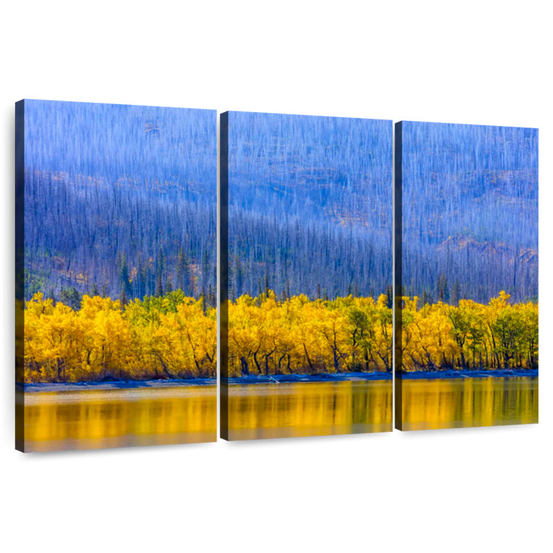 Alvord Glacier Park Autumn, 48" H x 74" W