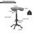 Dicle Swivel Adjustable Height Counter Stool with Metal Frame-1452283053