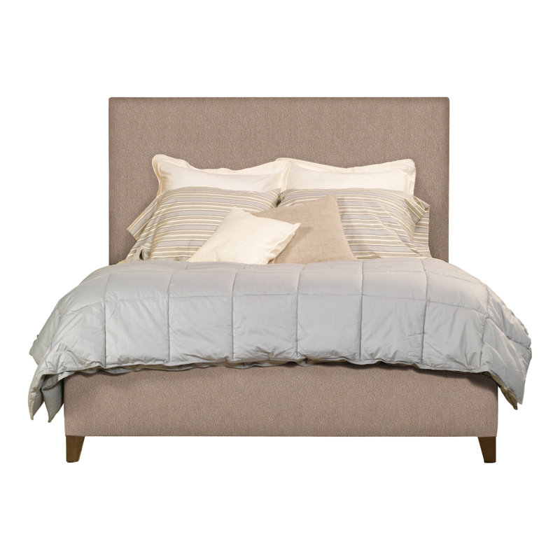 Grace/Griffin Upholstered Bed, Navada Mushroom, Twin, Havana