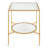 Lenzee Glass Top End Table