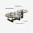 Marble and Glass Coffee Table Set