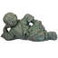 Statue de jardin bouddha pour bébé repose-serene